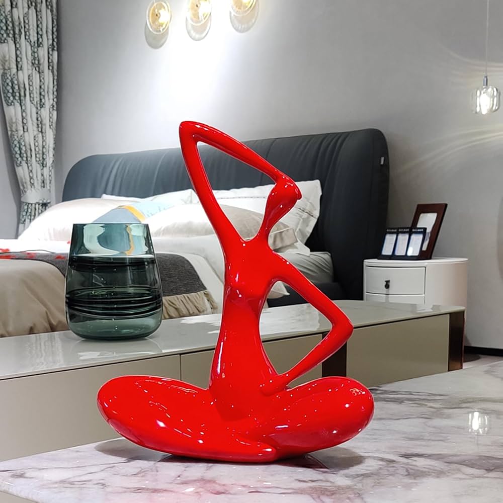 Yoga Lady Sculpture - Triangle Pose