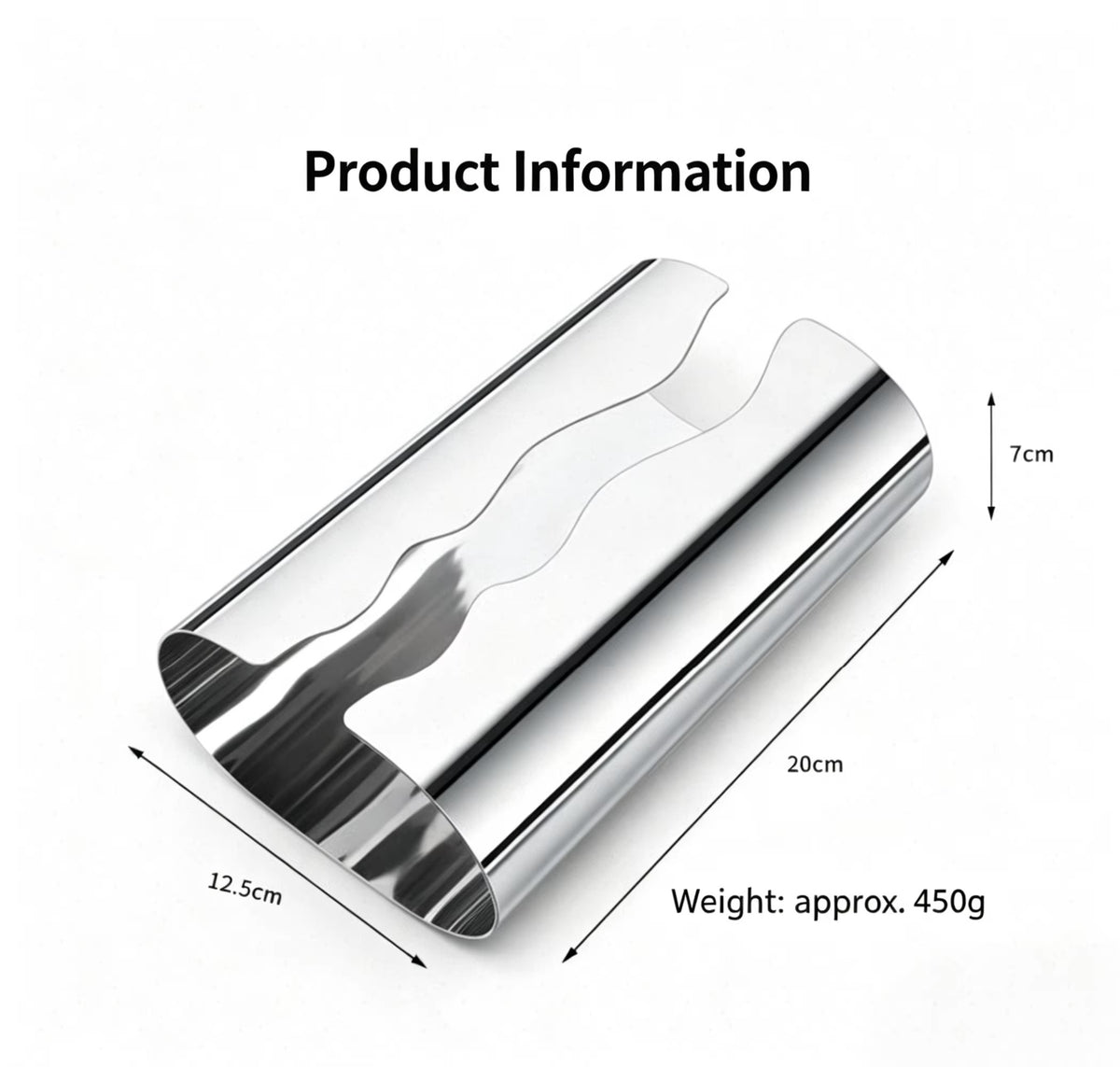 Modern Stainless Steel Tissue Box Cover