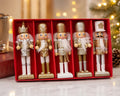 Golden Set of 5 Nutcrackers