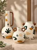 Set of 3 art ceramic vase