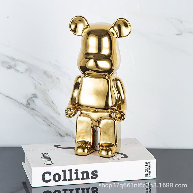 Porcelain Bear Sculpture