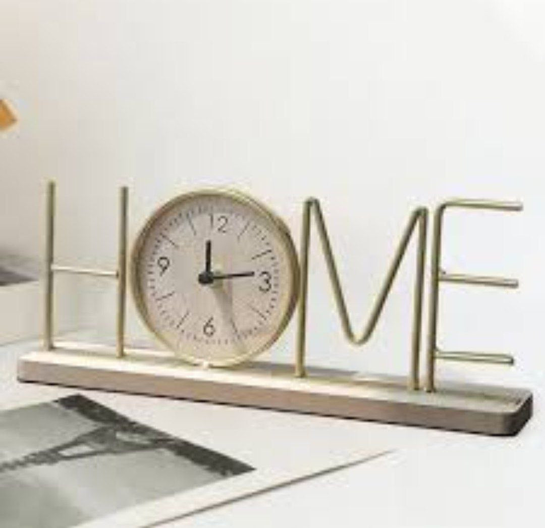 Luxury Gold Home Table Clock