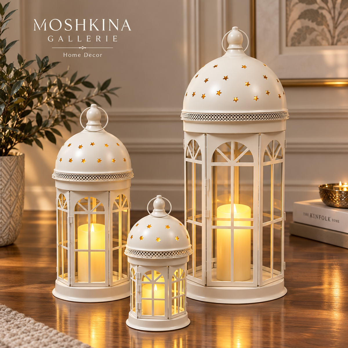 Starlit Dome Lantern Set of 3