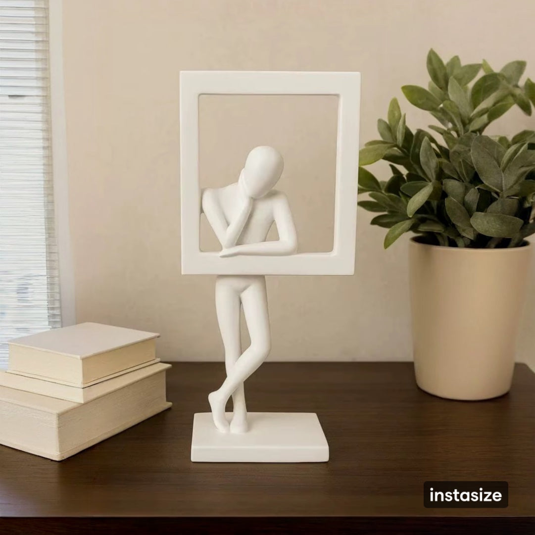 Sramed Thinker Statue Decor