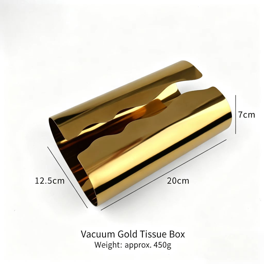 Modern Stainless Steel Tissue Box Cover