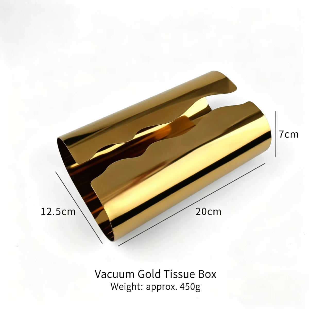 Modern Stainless Steel Tissue Box Cover