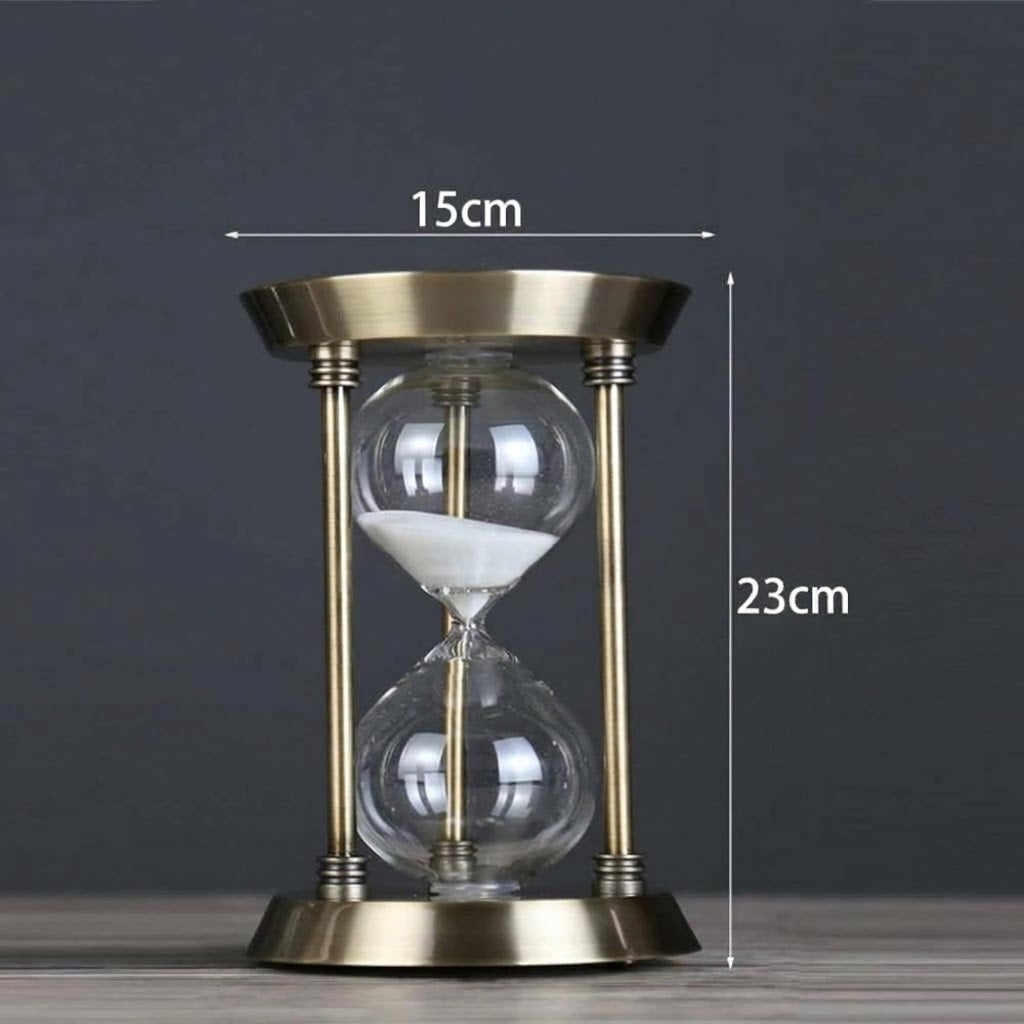 brass hourglass