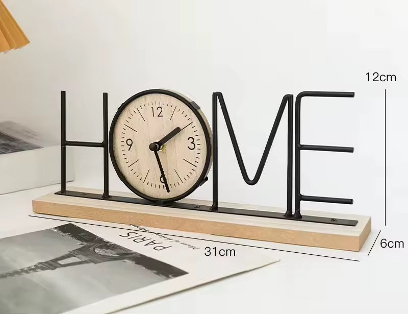 Luxury Black HomeTable Clock