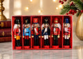 Multicolor Set of 6 Nutcrackers
