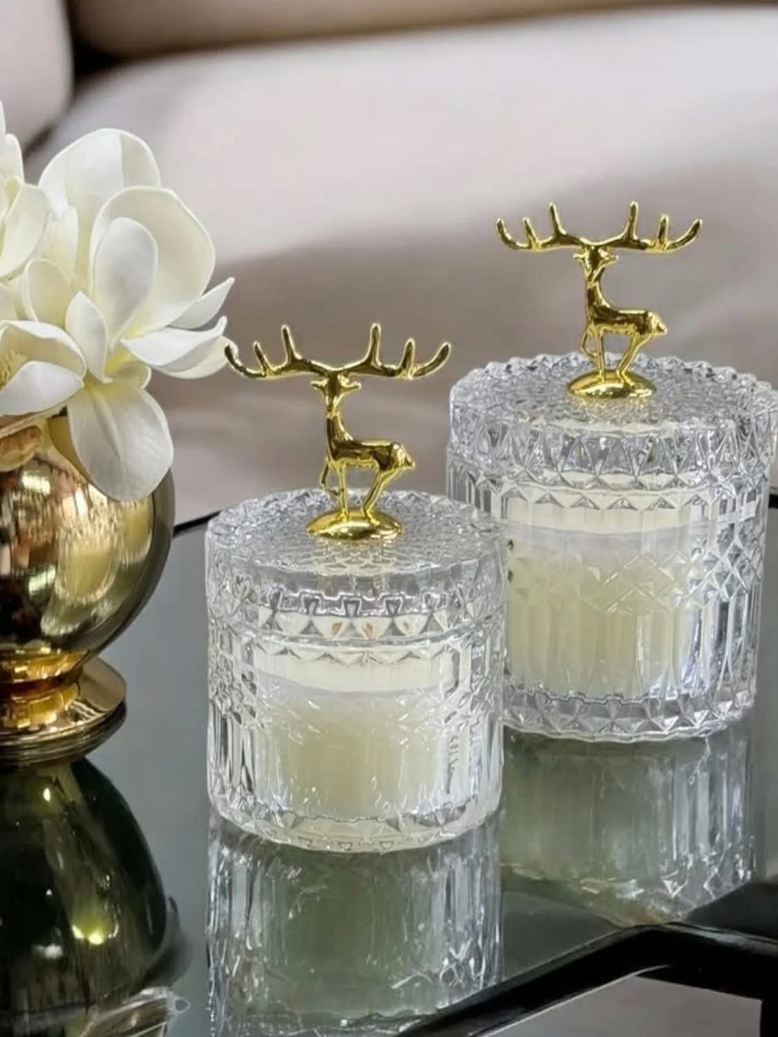 Cubic Crystal Bombonieres Jars