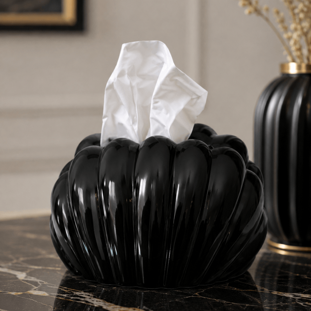 Shell tissue box