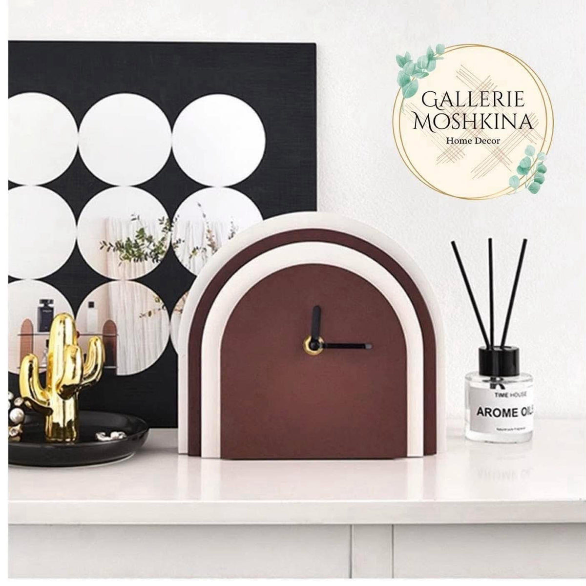 Boho Table Clock