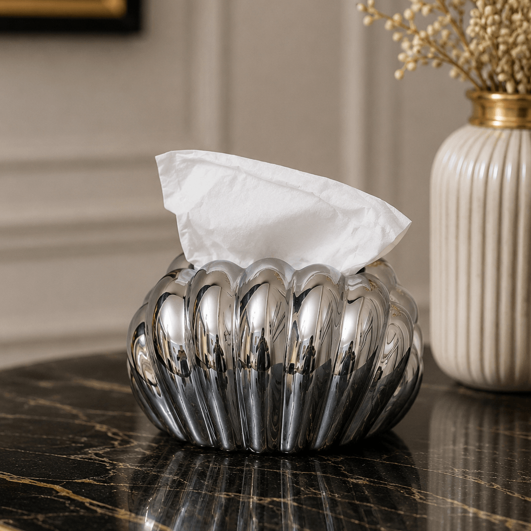 Shell tissue box