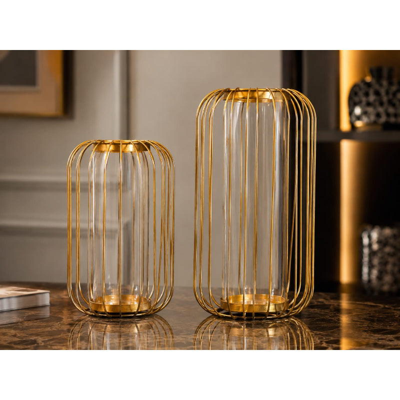 Wireframe Vases – Set of 2